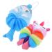 2pcs Cartoon Bath Ball Loofah Sponge Bathing Skin Scrubber Bathing Sponge Loofah Bath Pouf Mesh Body Wash Scrubber Cartoon Loofah Bath Sponges Cute or Bath Child