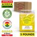 5 lb. Raw African Shea Butter Yellow Grade A 100% Pure Natural Unrefined - Ideal for Skin, Hair & Face - Moisturizing & Healing Properties - Gold/Yellow Color - Buy Online on GoSupps.com