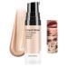 Boobeen Liquid Highlighter - Shine Shimmer Makeup Bronzer Smooth Glow Illuminator Drops Liquid Highlighter Nude Glow Glitter Illuminizing Contour for Face & Body  for Radiant Skin Champagne