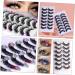 FOMIYES 7 Pairs False Lashes Fake Eyelashes Color Lashes Cosplay Lashes Colored Lash Extensions Eyelashes with Color Colored Eyelashes Lash Clusters Fake Lashes Dense Chemical Fiber Extend - Buy Online on GoSupps.com