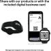 Linq Bracelet v3 - Smart NFC and QR Technology Band for Networking  Custom Links  Videos  and More (Blue) - Buy Online on GoSupps.com
