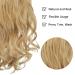 Feshfen Clip-In Hair Extensions Set - Wavy 16 Clips 50cm Strawberry Blonde & Bleach Blonde Synthetic Hair for Women - Buy Online on GoSupps.com