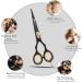 YSCARE Professional Hair Scissor - Stainless Steel Hair Cutting Shears for Salon Barbers - 6.5 inch Straight Blade - Ideal for Men, Women, Children, and Adults - Buy Online on GoSupps.com