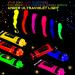 Teekerwan 6 PCs Glow in the Dark Face & Body Paint Set - UV Blacklight Neon Fluorescent Easily Cleanable Perfect for Parties & Events - Buy Online on GoSupps.com