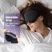 Onaez Sleep Mask for Women & Men - 2023 Improved 3D Nose Channel Design 100% Light-Blocking Soft Contoured Eye Mask for Yoga & Travel - Buy Online on GoSupps.com