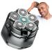 Head Shavers for Bald Men - kensen 6D Cordless Electric Razor Waterproof Skull Shaver for Wet/Dry Use LED Display Type-C Charging Close Shave - Easy to Clean Perfect for Bald Heads and Face