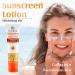 Sunscreen Spf60 Sunscreen Lotion Vitamin C Suncream Sun Block - Outdoor Refreshing UV/UVB Protection Sunscreen Lotion for Face/Body with Collagen & Nicotinamide Face Moisturiser for All Skin Types - Buy Online on GoSupps.com