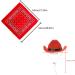 Awocan Red Dog Cowboy Hat & Bandana Scarf - Perfect Pet Costume for Parties & Vacations | International Shipping - Buy Online on GoSupps.com