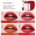 Buy Long Lasting Matte Lipstick Set - 4 Shades of Red Waterproof & Moisturizing Velvet Lipsticks for Women - Buy Online on GoSupps.com