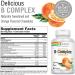 Solaray Vitamin B-Complex 250mg Chewables | Natural Orange Flavor | Supports Hair, Skin, Immune Function & Metabolism | Lab Verified | 50 Count - Buy Online on GoSupps.com