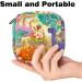 Javenproeqt Portable Women's Binding Bags | Menstrual Cup Pocket & Pads for Teens | Colorful Dinosaur Cartoon Design - Buy Online on GoSupps.com