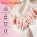 Wakaniya Dip Powder Nail Kit - 8 Colors Red Grey Dipping Set with Base, Top Coat, Activator, Brush - French Nails Art Manicure Kit for Women - Buy Online on GoSupps.com