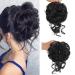 Claw Messy Bun Hair Pieces Clip Wavy Curly Hair Chignon Clip in Hairpieces Tousled Updo Donut Hair Bun Synthetic Hair Ponytail for Women Girls 2#