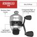 Zebco 33 Spincast Reel & Fishing Rod Combo | 6ft, Quickset Anti-Reverse, Bite Alert | Comfortable EVA Handle | SilverBlack - Buy Online on GoSupps.com