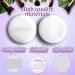 Extra Large Jumbo 4.5 Powder Puffs - 100% Pure Cotton Soft Fluffy Washable Makeup Puff for Face & Body - White (Pack of 1) - Buy Online on GoSupps.com