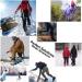 Vdeal Crampons for Boots & Shoes - 19 Stainless Steel Spikes Anti-Slip Winter Shoe Claws for Snow & Ice Gr del Spikes for Hiking & Fishing - Men & Women - Buy Online on GoSupps.com