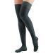 Buy Collections Etc Thigh High Compression Stockings - Firm 20-30 mmHG Closed Toe Black Large - Made in USA | International Shipping Available - Buy Online on GoSupps.com