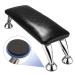 Noverlife Nail Arm Rest Cushion - Microfiber Leather Hand Rest for Acrylic Nails - Professional Manicure Pillow for Salon Technicians - Black - Buy Online on GoSupps.com