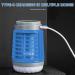 Electric Fly Killer Mosquito Lamp Mosquito Zapper Mosquito Killer Light Illumination Camping No Noise Indoor Outdoor(Color:Blue) - Buy Online on GoSupps.com
