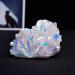 Crystals and Stones Minerals Rough Natural Electroplated White Crystal Stone Cluster for Home Office Decoration QINTINYIN 200-250g White - Buy Online on GoSupps.com