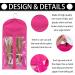 Buy 5 x Hair Extension & Wig Storage Bags with Hanger Set - Rose Red | International Shipping - Buy Online on GoSupps.com