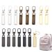 15pcs zip zipper Receptive zipper Zipper replacement zipper spare parts zipper Zipper metal zipper pull can boot down jackets down jackets to repair jackets backpacks