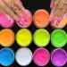 ACRYLIC NEON COLORED POWDER COLLECTION- 1oz. size 30g Acrylic dip powder nails 12 Colors YELLOW NEON ACRYLIC POWDER - (Color: 2) - Buy Online on GoSupps.com