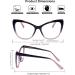 FEISEDY Trendy Cateye Blue Light Blocking Glasses for Women - TR90 Spring Hinges B2676 Black & Pink - Buy Online on GoSupps.com