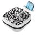 GIAPB Sanitary Napkin Storage Bag Period Bag Tampon Bag Makeup Bag Pad Pouch Black Zebra Pattern Color1767