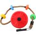 TURFEE Kids Tree Swing - Single Disk 6 Ft Climbing Rope with Carabiner & Tree Strap - Multi-Colored Disc Swing Seat for Playground - Buy Online on GoSupps.com