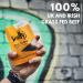 Smally's Original Fatty Biltong - High Protein Gluten Free Beef Snack 250g - Buy Online on GoSupps.com