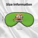 Unisex School Bus Print Sleeping Eye Mask | Soft Adjustable Face Mask for Better Sleep - Buy Online on GoSupps.com