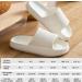 MOLATIN Cloud Slide Slippers | Thick Sole Home Pillow Slipper | Non-Slip Quick Drying | Super Soft Open Toe Platform Shoes - White - Buy Online on GoSupps.com