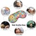 Colorful Sweet Candy Sleep Mask for Women | Adjustable Eye Shade Cover with Elastic Strap - Perfect for Travel & Relaxation - Buy Online on GoSupps.com