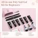 Modelones Poly Nail Gel Kit with 20W Nail Lamp - 6 Colors Extension Gel Set - Nail Art Builder Gel Set - Buy Online on GoSupps.com