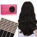 If Salife Tape Extensions Real Hair 40PCs 60g 25cm 10 inch dark brown hair extension real hair extensions tape invisible tape in extensions real hair hair extensions silky straight skin weft tape in 25cm-60g #2 dark brown