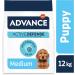 Advance Medium Puppy - Dog Food for Puppy Dogs (2 to 15 months) of Medium Breed with Chicken - 12kg - Buy Online on GoSupps.com