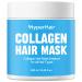 Collagen Hair Mask (250ml) Treatment Deep Repair Conditioning Natural Deep Conditioner Hydrating Masque Argan Oil Collagen Hair Mask Essence for Dry Damaged Hair All Hair Types