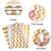 MIAHART 60 Pcs Gold White Tissue Paper Bulk - Decorative Metallic Wrapping Paper for Gift Bags, Birthday, Christmas Party Decoration - DIY Arts Crafts - Gold Dot Wave Design - 60 Sheets - Buy Online on GoSupps.com