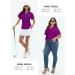 JINSHI Women's Golf Polo Shirt UPF50+ V-Neck Collared Short Sleeve Sport Top - Deep Purple Large - Buy Online on GoSupps.com