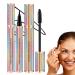 Mascara and Eyeliner Set | 4D Anti-Clump Liquid Ink Primer Thicker Voluminous Lashes for Women and Girls Perfect for Dates and Vacations Cosmetics