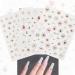 Kawyehu 12 Sheets Nail Art Stickers 3 Sheets 5D Embossed Nail Stickers Self-Adhesive Nail Stickers for Women Girls Salon Home DIY Nail Striping Line Nail Art Supplies Starry Night - Buy Online on GoSupps.com