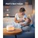 Famisym White Noise Machine - 34 Soothing Sounds for Baby, Adults, Kids - Portable Rechargeable with Night Light - Baby Soother Registry Gift - Buy Online on GoSupps.com