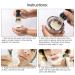4PC Men's Shaving Brush Set - Stainless Steel Rack Travel & Home Use Easy & Convenient - Buy Online on GoSupps.com