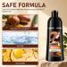 Chenzvora 400 ml hair color dark brown Hair Dye Shampoo 3in1 against gray hair perfect color care shampoo for men and women - Buy Online on GoSupps.com