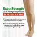 Thigh High Compression Stockings Open Toe 20-30mmHg Firm Support - Beige 3XL - Buy Online on GoSupps.com
