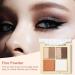 Natural Eyeshadow Palette Waterproof Matte Shimmer Glitter 6 Colors Eye Shadow Palette for Valentine Lover Greatideal B - Buy Online on GoSupps.com