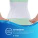 NYOrtho Tapered Abdominal Binder Compression Wrap - 36-42 Inch - Breathable Stomach Support for Post-Injury or Surgery - Buy Online on GoSupps.com