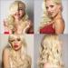 Disco Ball Light Blonde Long Wig for Women - Natural Curly Style for Cosplay Parties - Buy Online on GoSupps.com