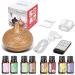 Zovhyya Aroma Diffuser 500ml - Aromatherapy Humidifier with Remote Control 14 LEDs Timer & Auto Shut-Off for Living Room Bedroom & Yoga | Buy Now - Buy Online on GoSupps.com